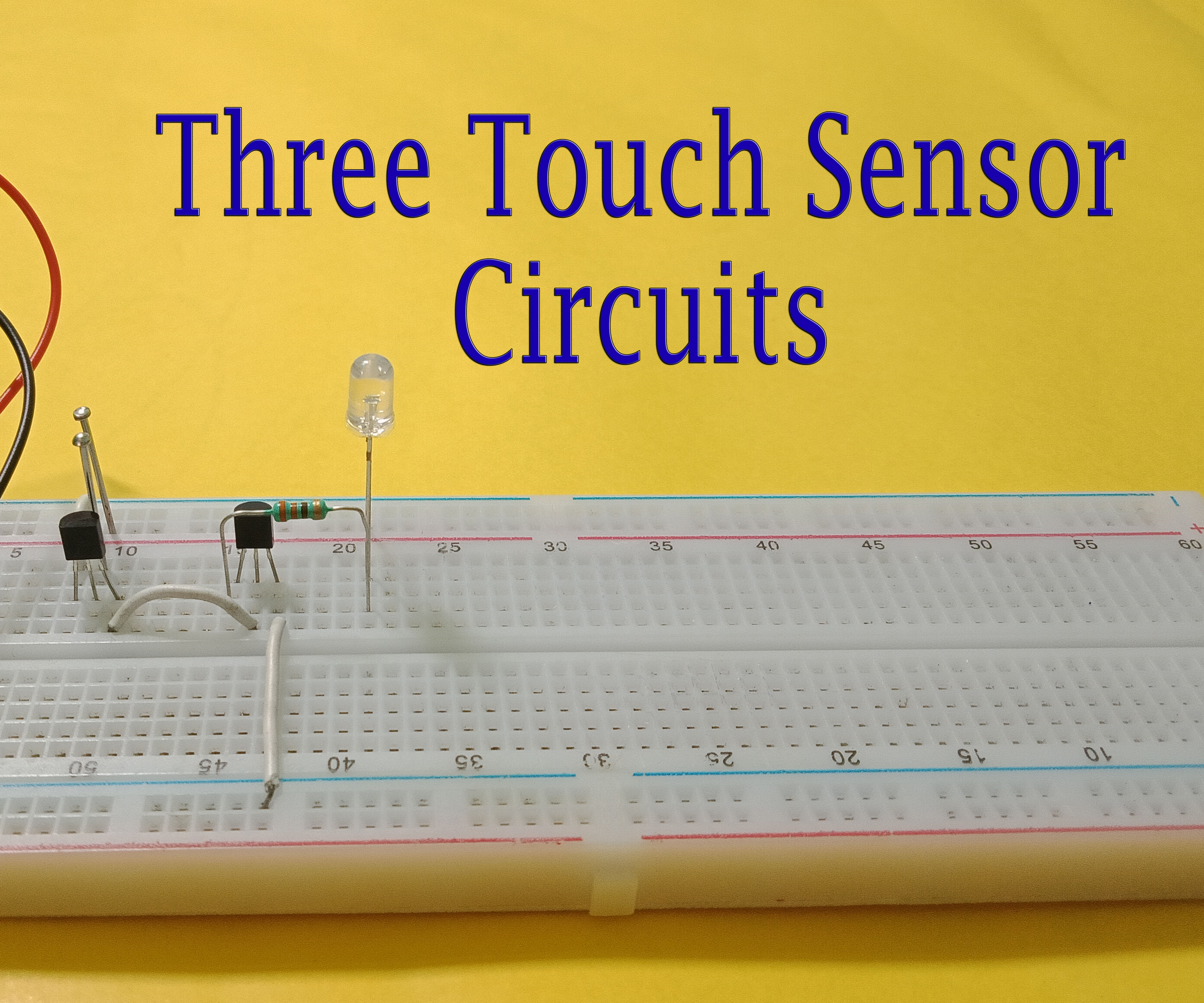Three Touch Sensor Circuits + Touch Timer Circuit