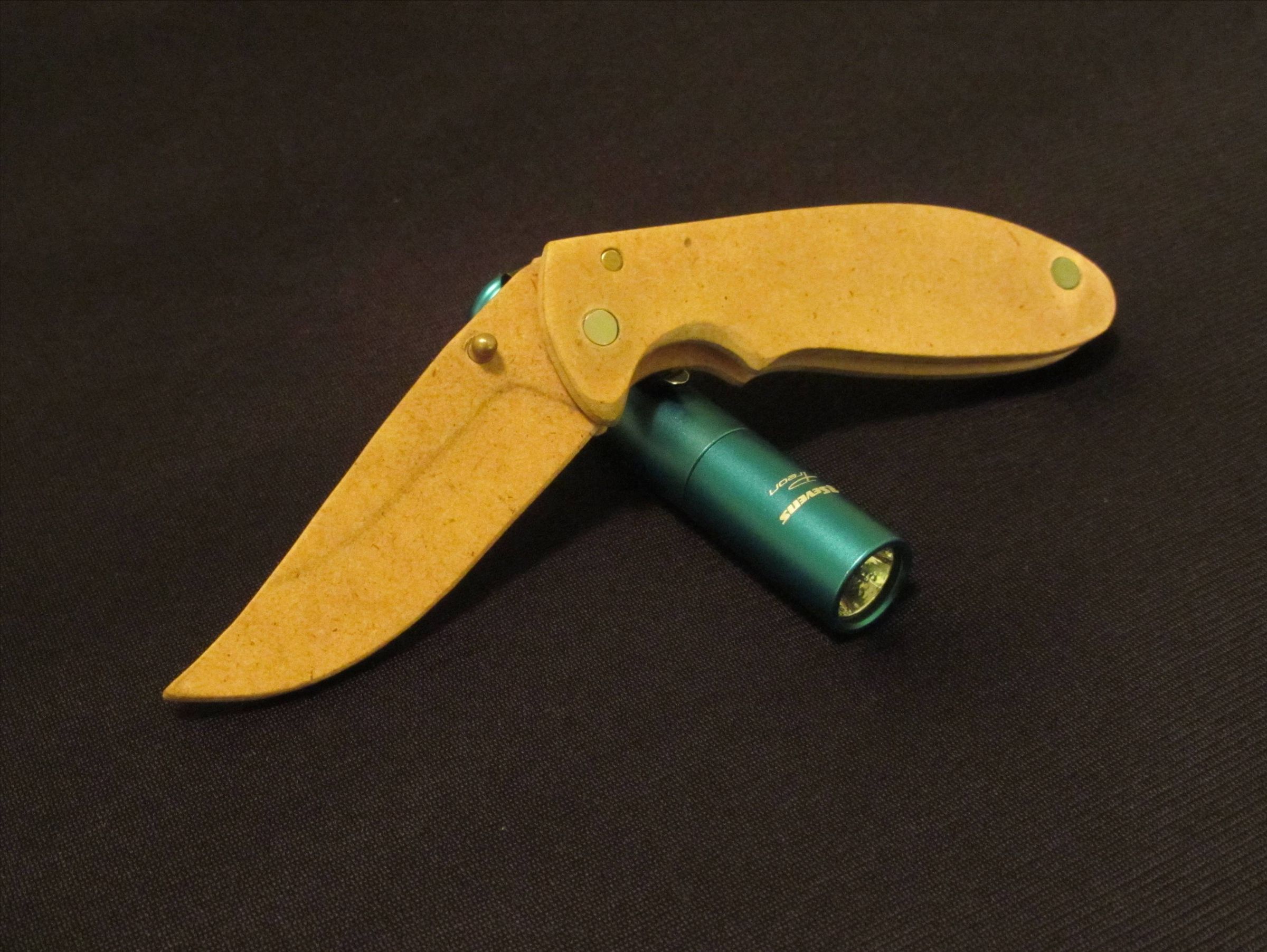 How to Make a Wooden Folding Knife