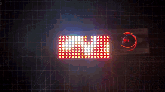 Custom 16x8 Ws2812 Matrix Project