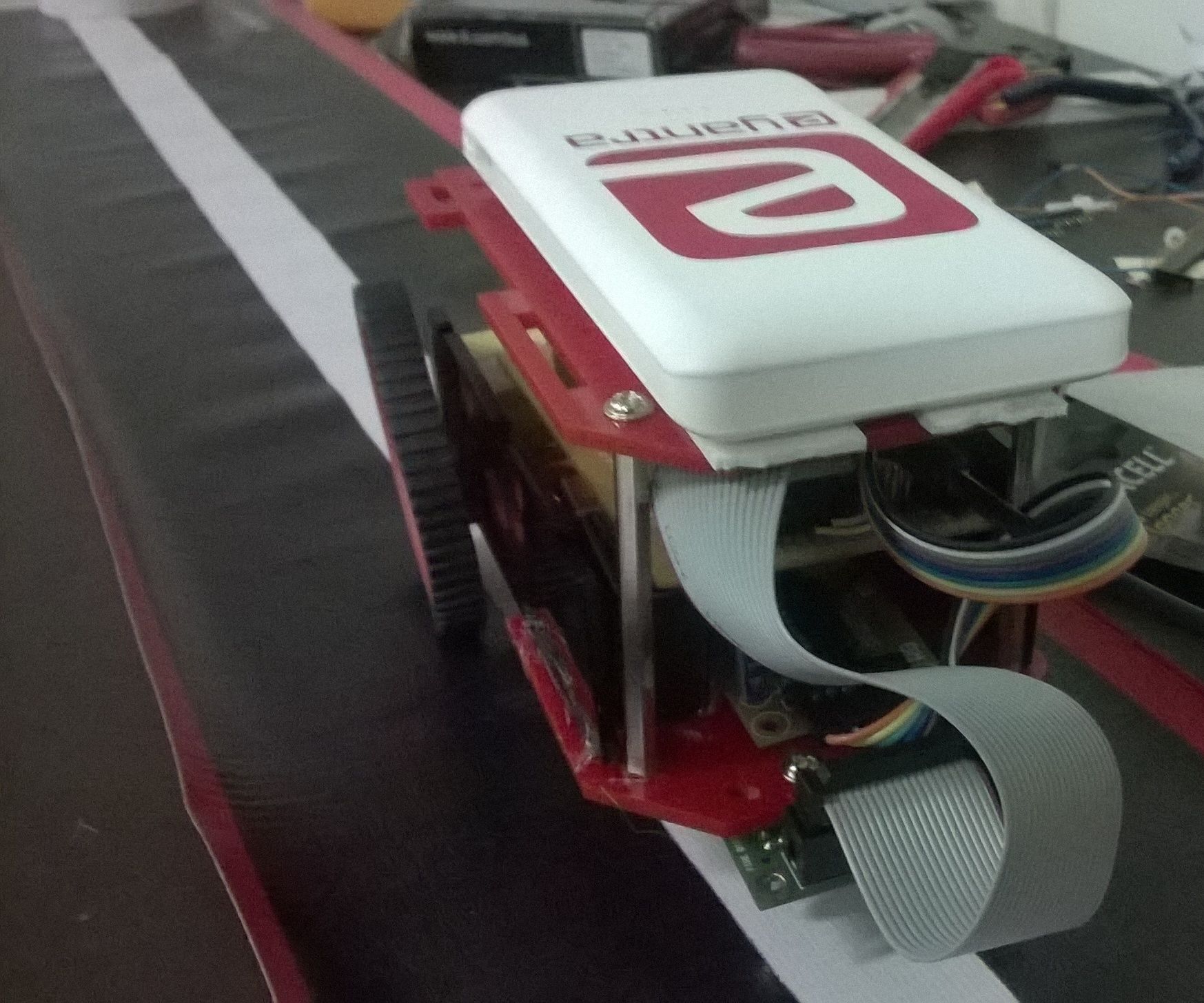 White Line Follower Using TIVA Board