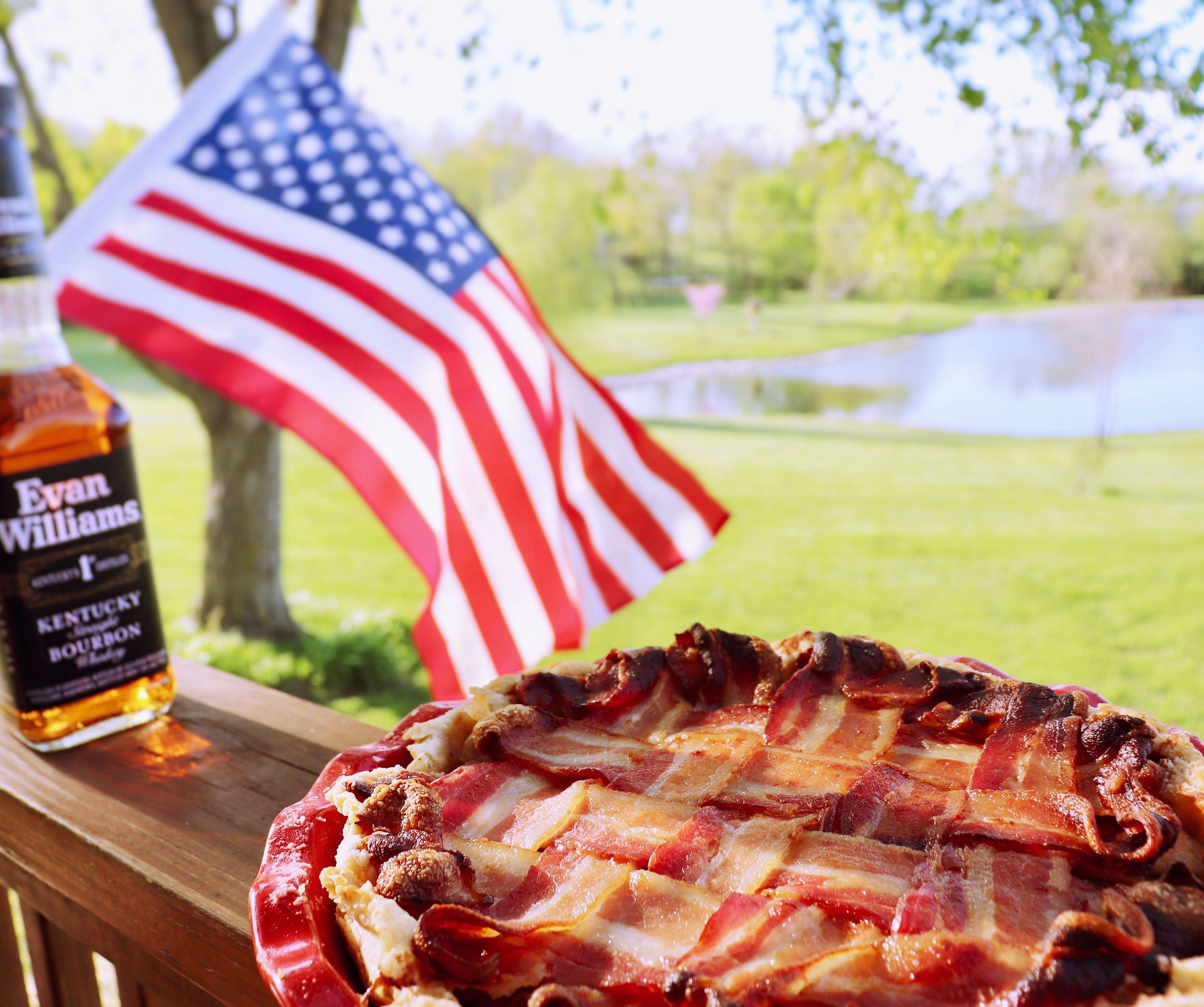 Bourbon & Bacon Smoked Apple Pie