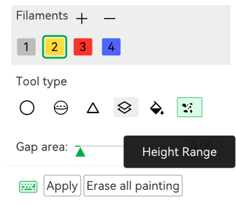 The Different Paint Tools