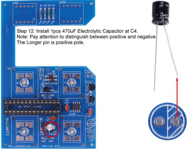 470uF Electrolytic Capacitor