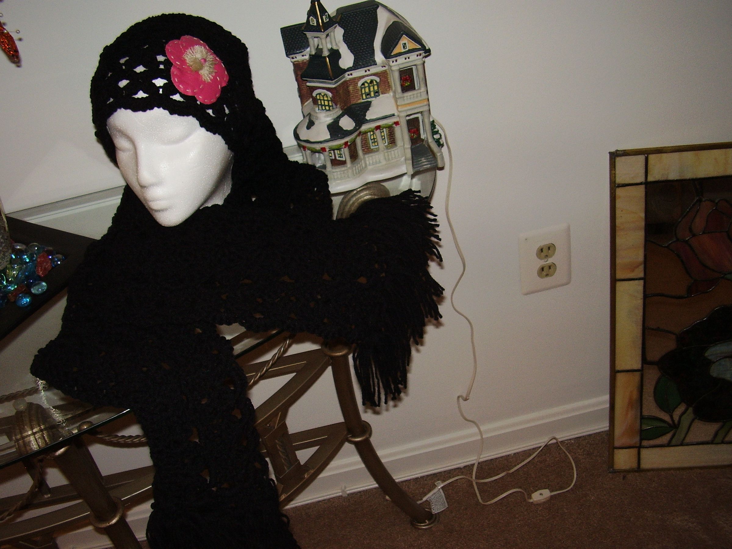 Crochet Hat/Scarf Venture for the LionBrand Challenge