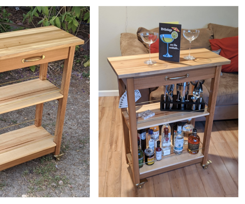 My First Piece of Furniture: a Bar Cart