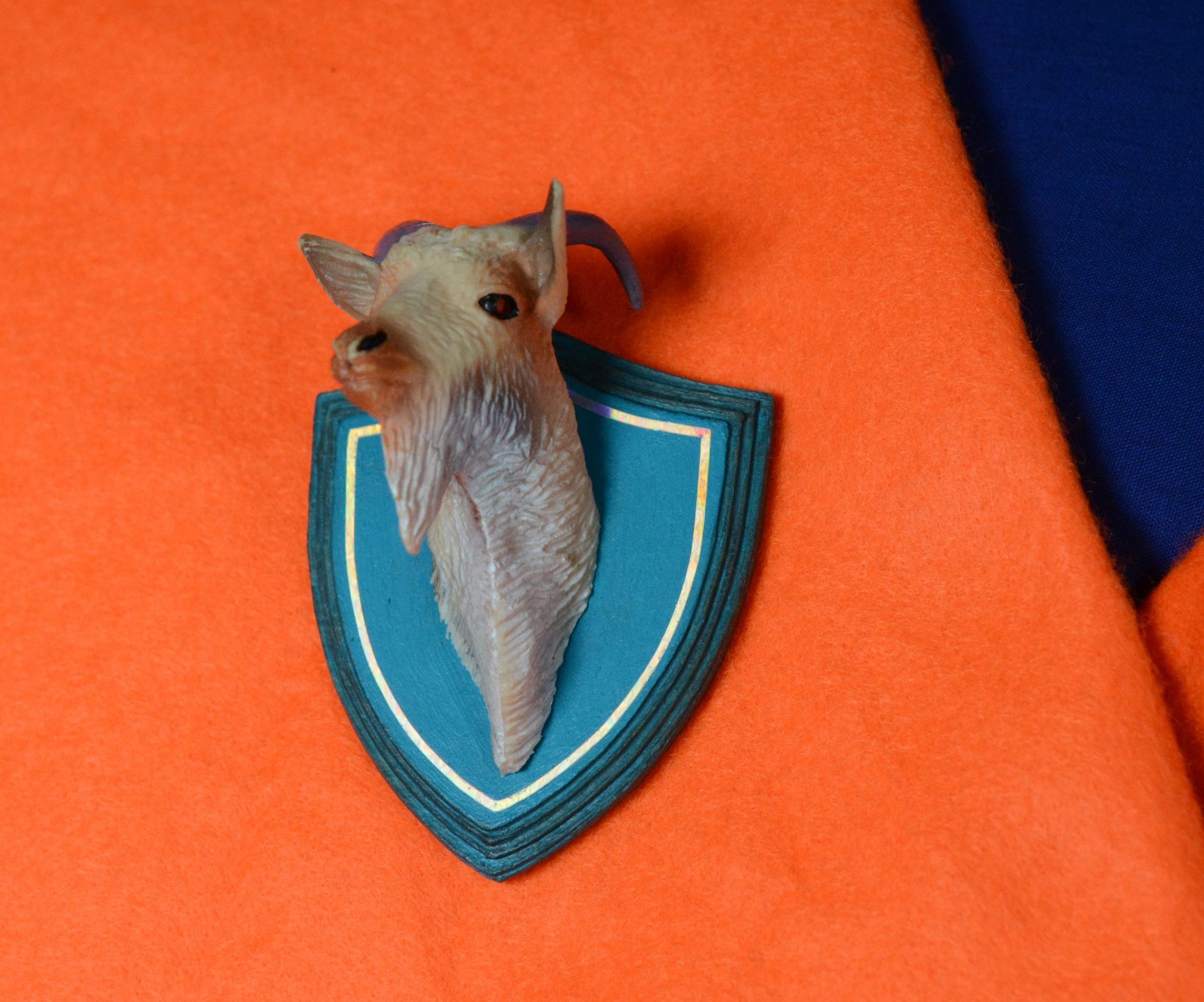 Miniature Animal Head Mounts Faux Taxidermy Brooches 6 Steps (with
