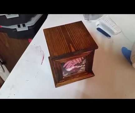 Decorative Wooden Box Frame and Music Box