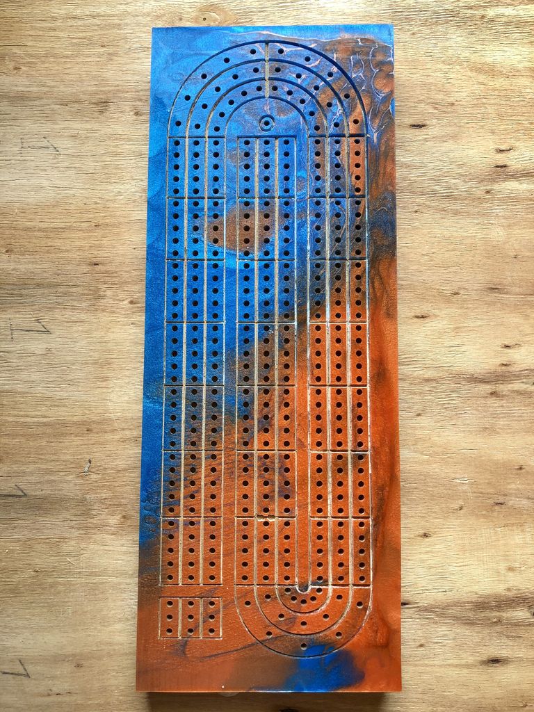 CNC Epoxy Cribbage Board 7 Steps (with Pictures)