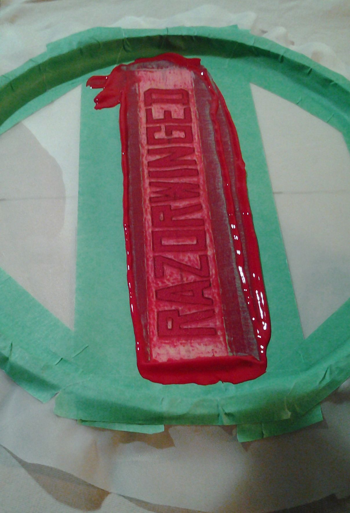 silkscreen printing: easy and cheap