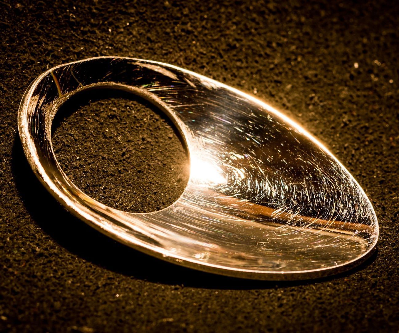 Archers Thumb Ring From a Spoon