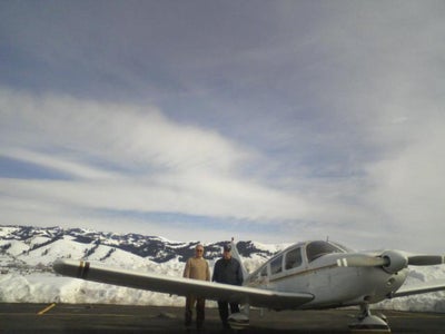 GPS Mount Above an Aircraft Instrument Panel
