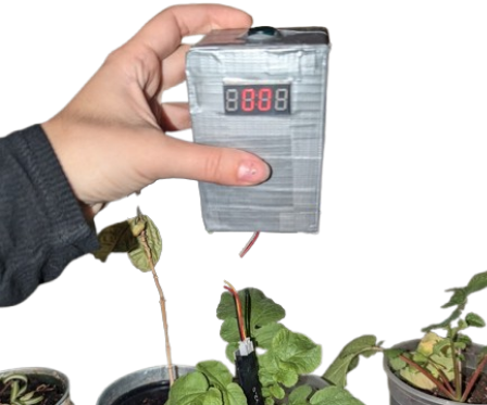 Handheld Arduino Nano Capacitive Soil Moisture Meter With 7 Segment LED Display