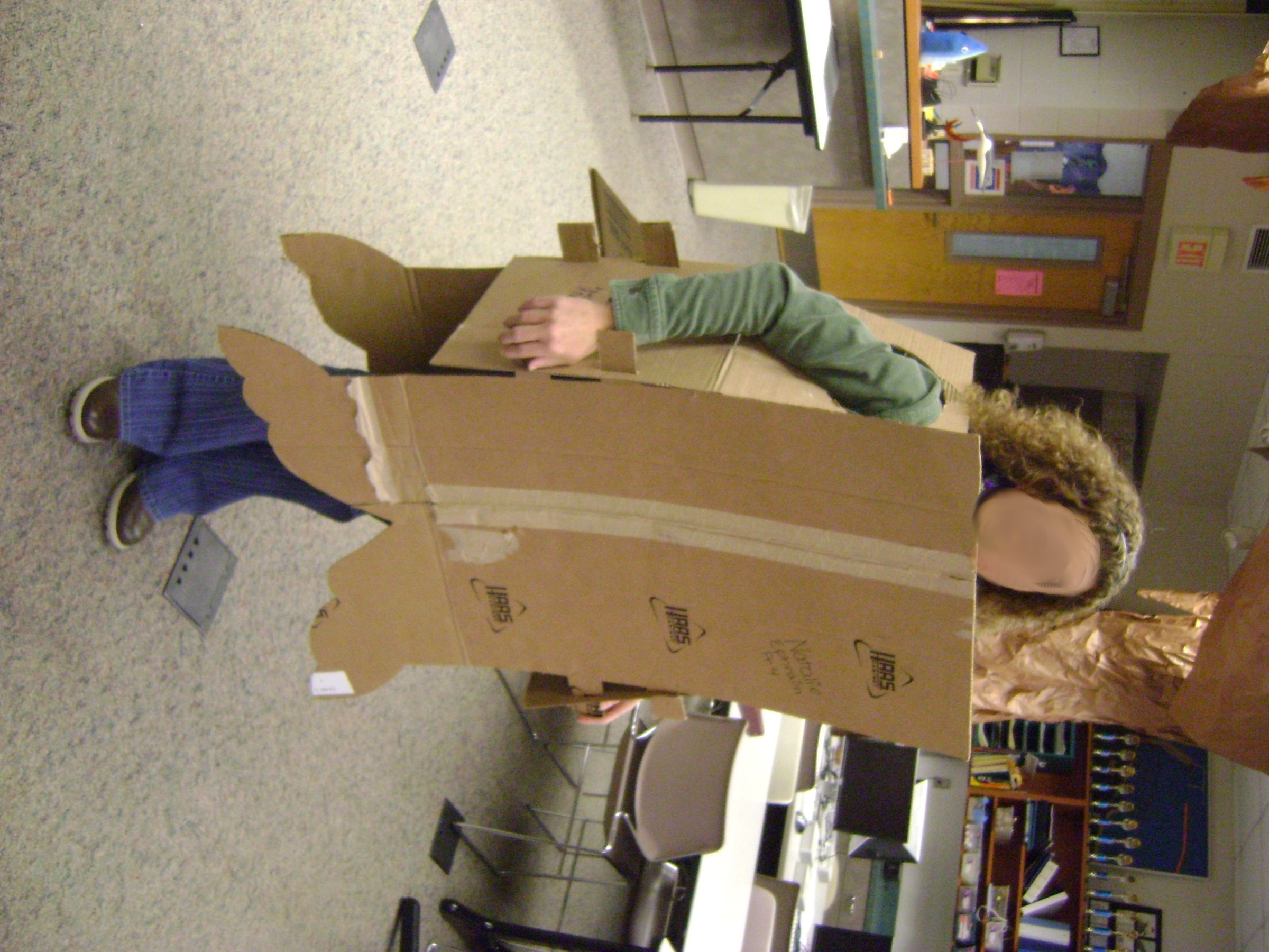 Constructed Cardboard Creature: Narwhal