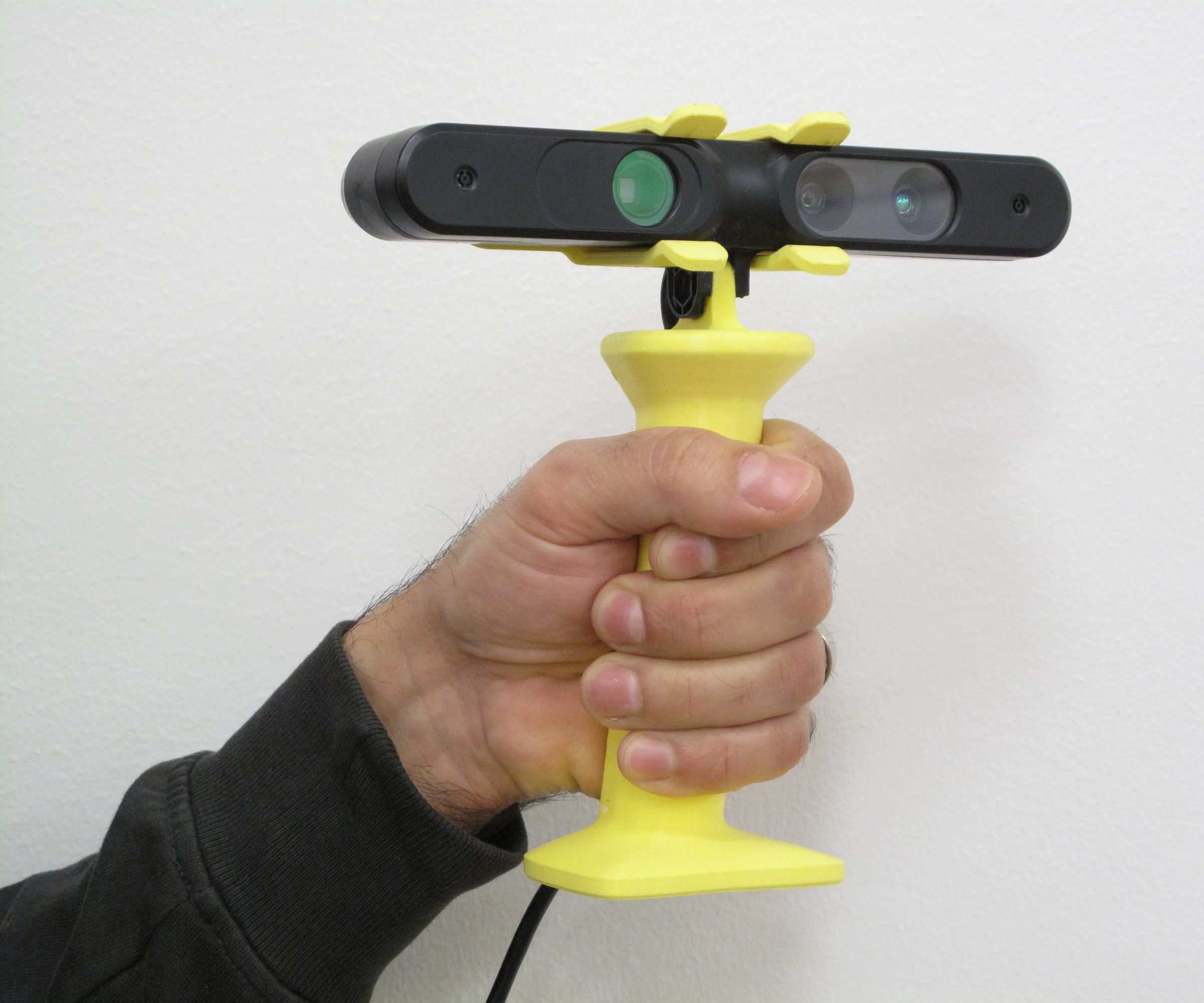 3D Printable Grip and Lens Cover for ASUS XTION Handheld 3D Scanner