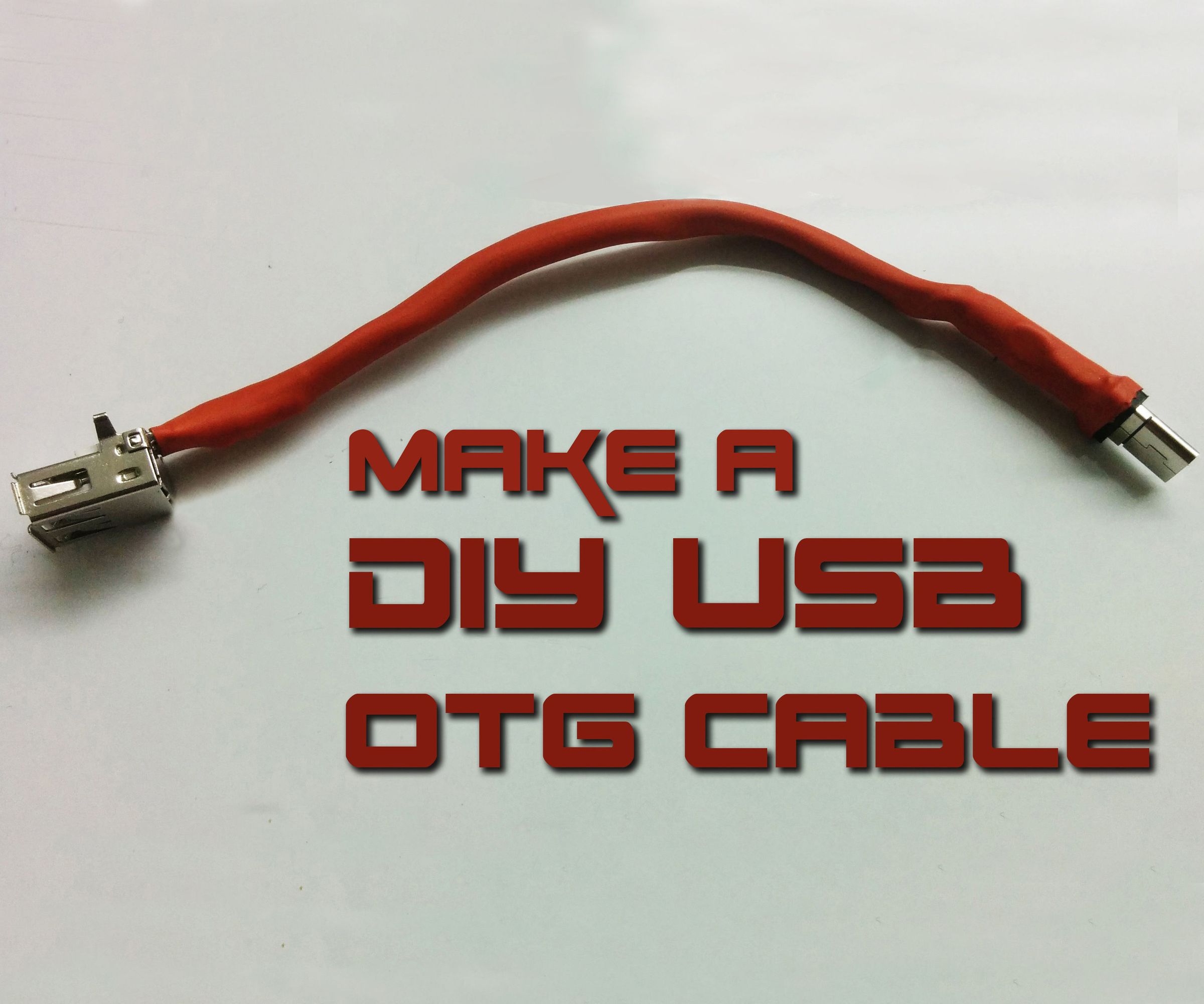 How to Make USB OTG Cable