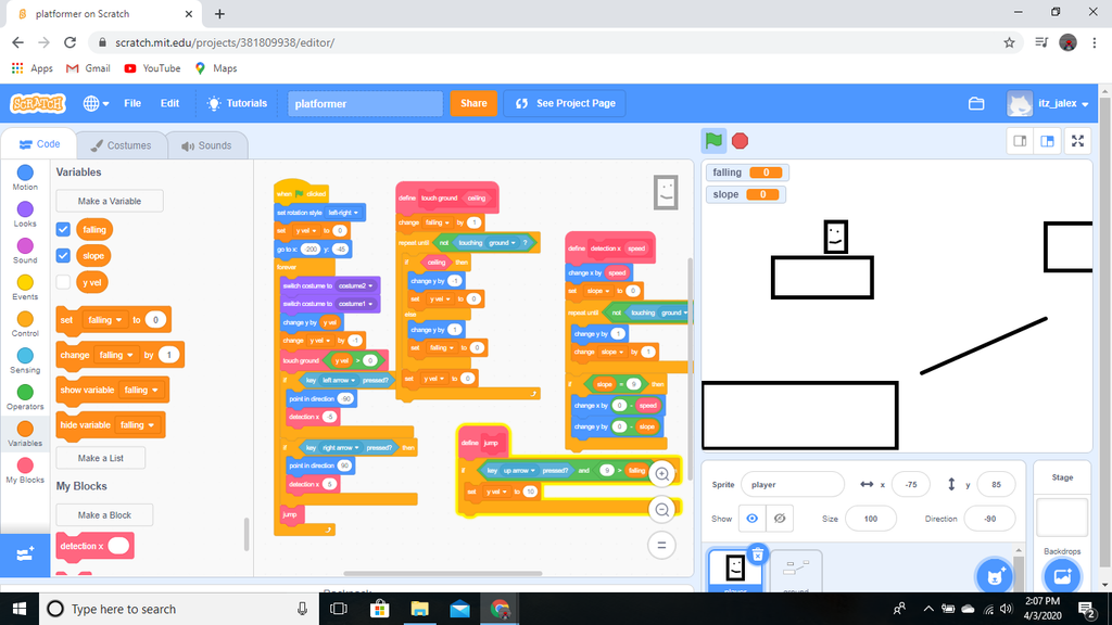 How to Make a Platformer on Scratch : 6 Steps (with Pictures ...