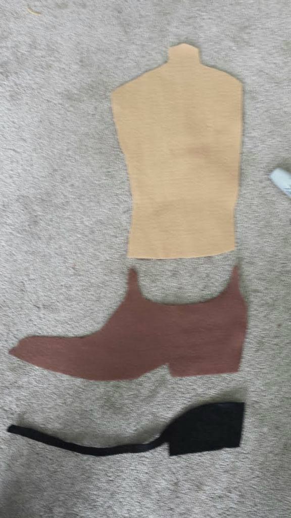 Cowboy Boot Stocking 5 Steps With Pictures Instructables