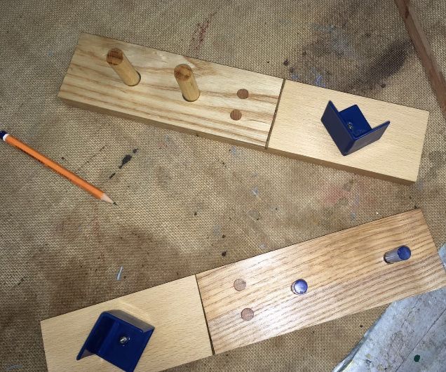 Diamond Shaped Aluminium Coat Hanger