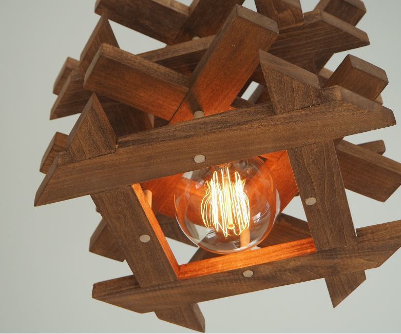 Wood Pendant Light