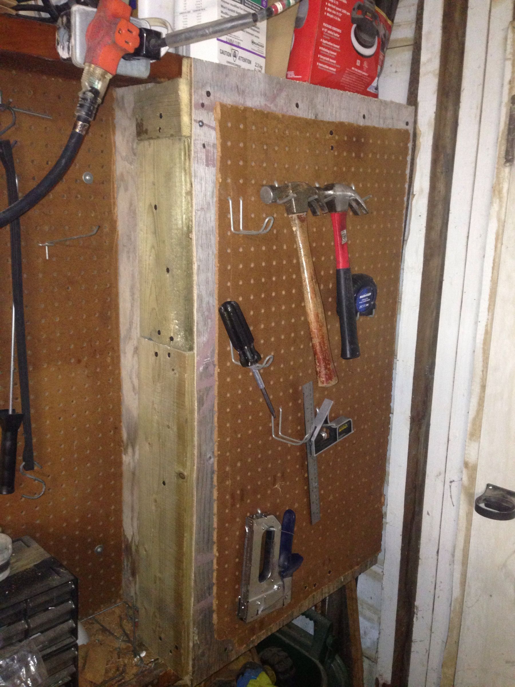Hidden Heated Cabinet. 