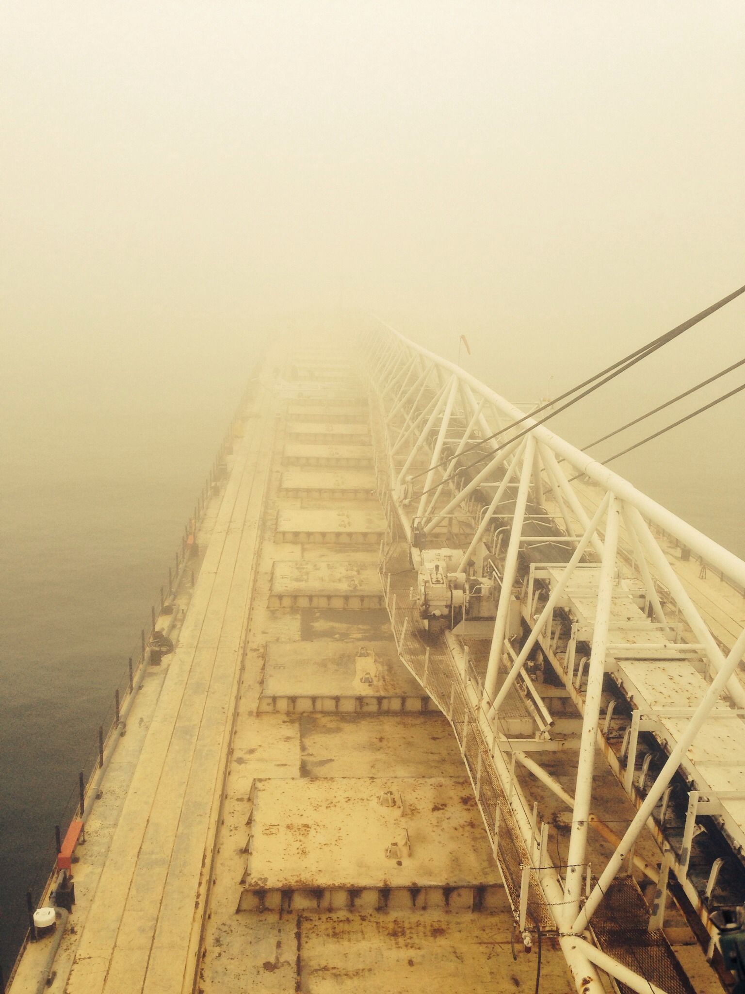 How to Dock a 630' Great Lakes Freighter in Black Out Fog