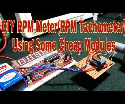 Simple RPM Meter Using Cheap Modules 