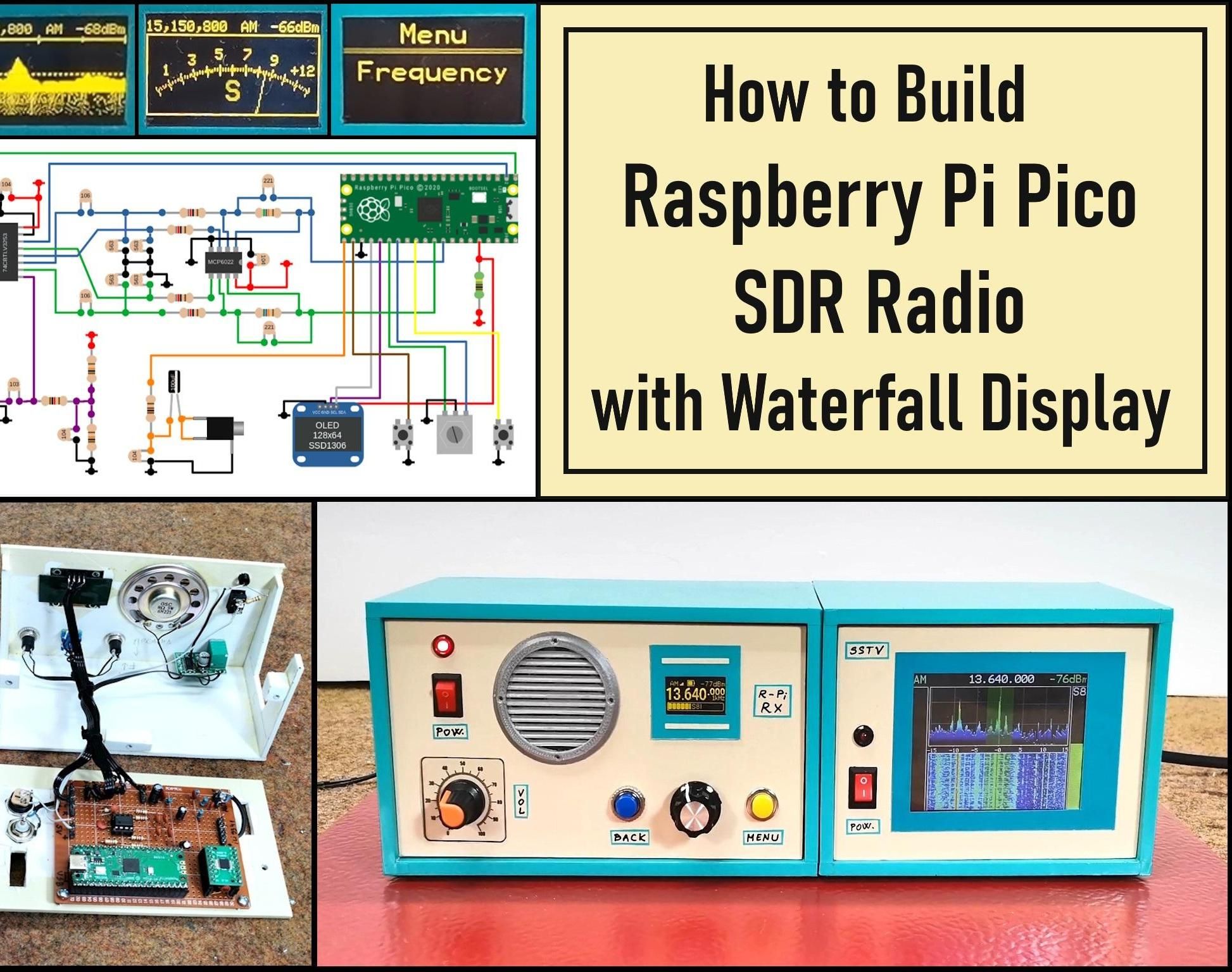 Build a Raspberry Pi Pico SDR Radio With Waterfall Display