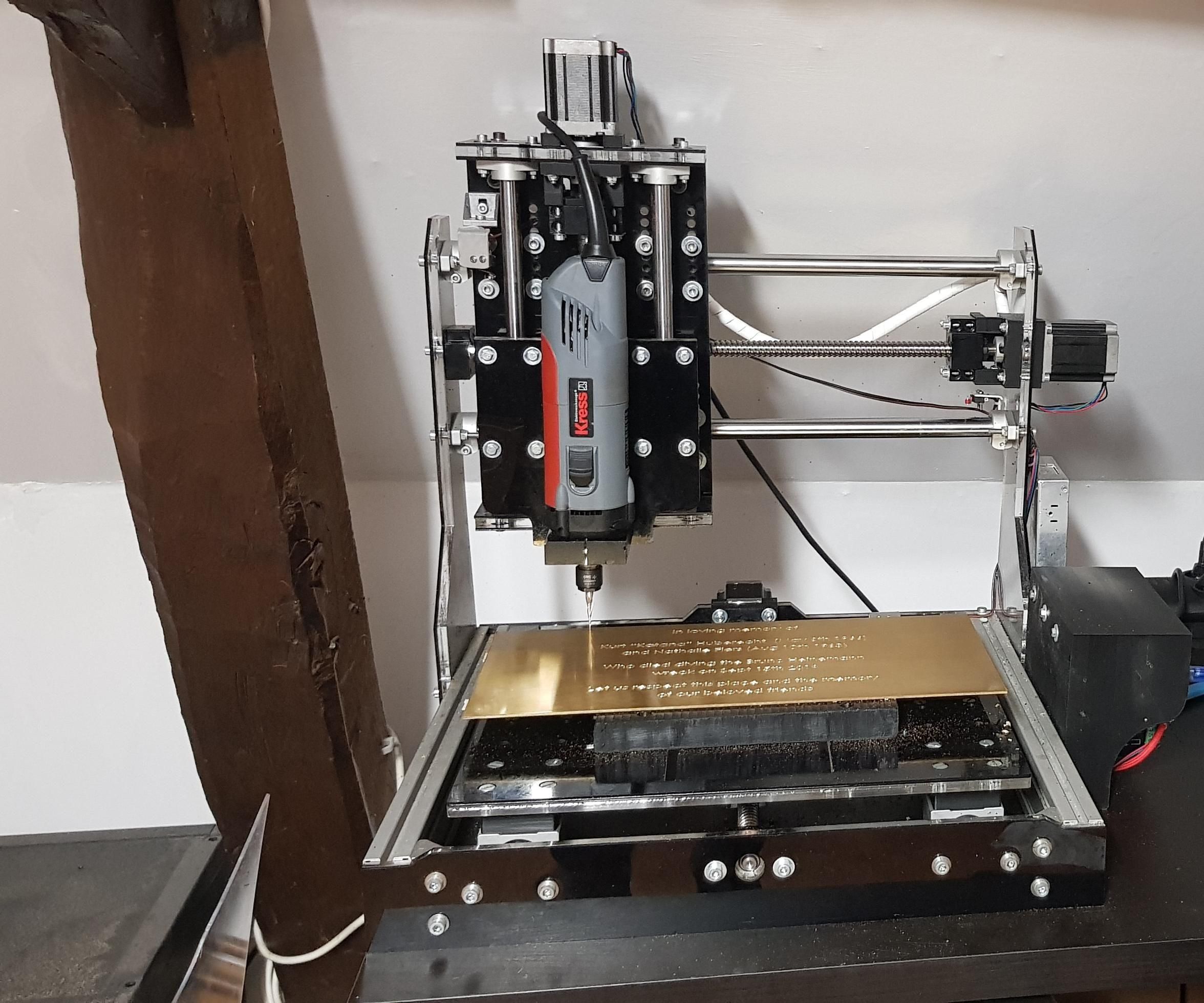 CNC Using Acrylic and Aluminium