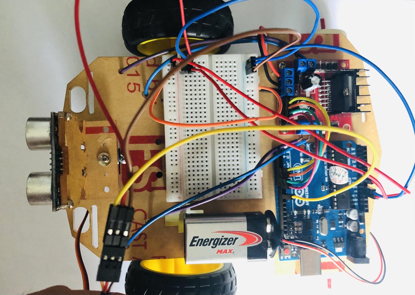 Arduino Obstacle Avoiding Robot Using an L298N Motor Driver : 9 Steps ...