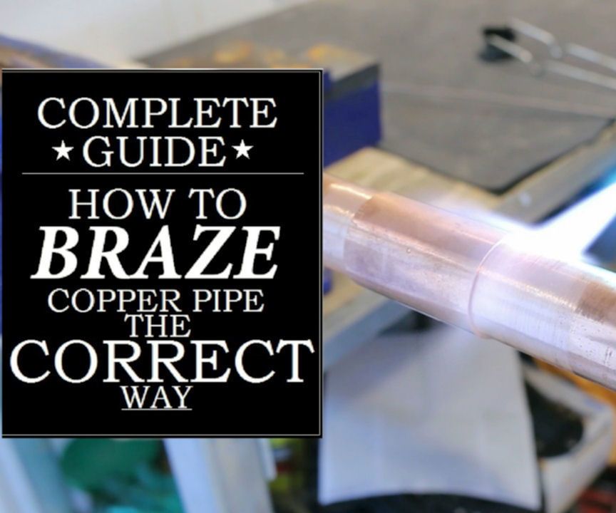 How to CORRECTLY Braze (SILVER SOLDER) a Copper Pipe