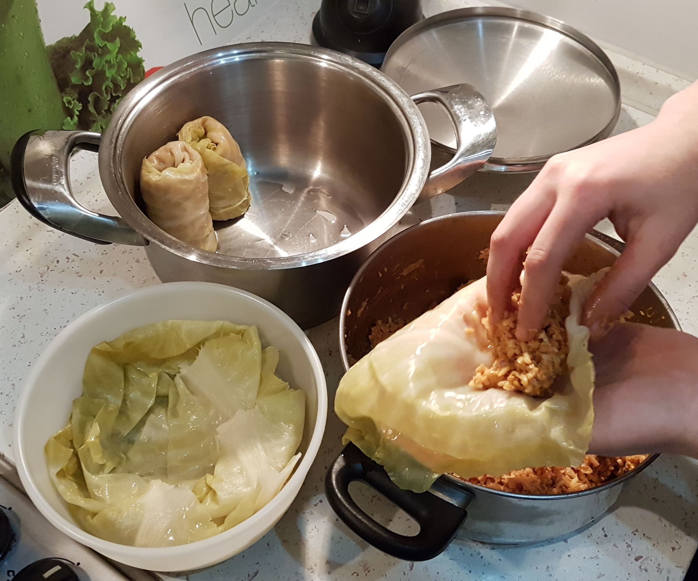 Vegan Sarma Aka Cabbage Rolls - Recipe