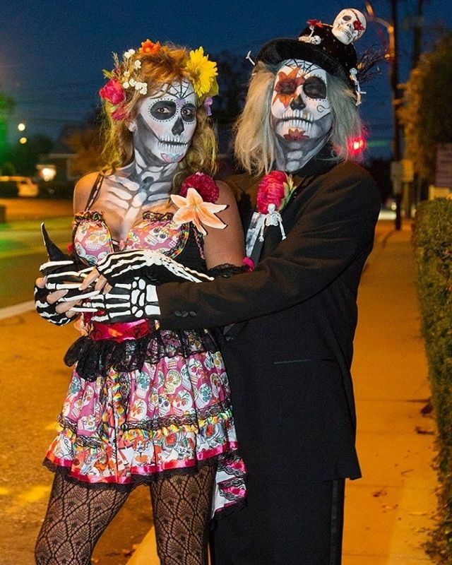 The Sugar Skull Couple