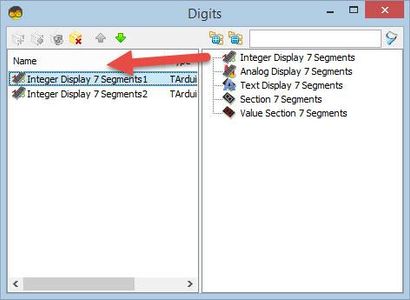 In Visuino Set Components