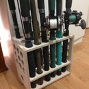 Fishing Rod Rack - Compact and Freestanding - Made With CNC Router