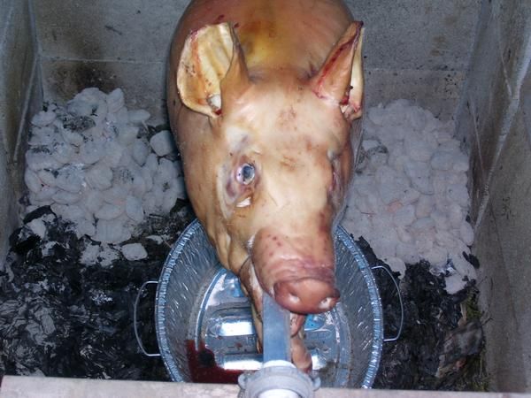 Pig Roasting, Spit Style