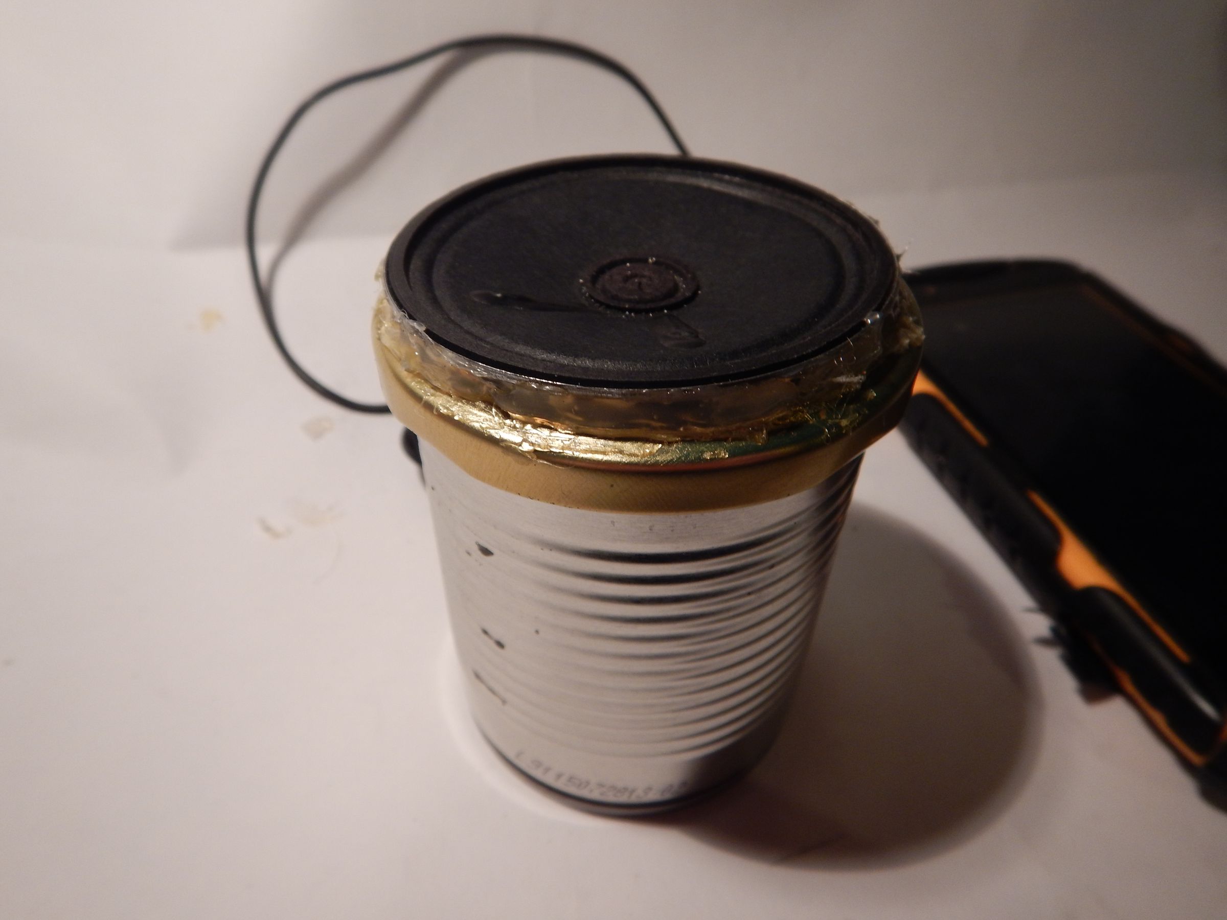 Tin Can Speaker 6 Steps (with Pictures) Instructables