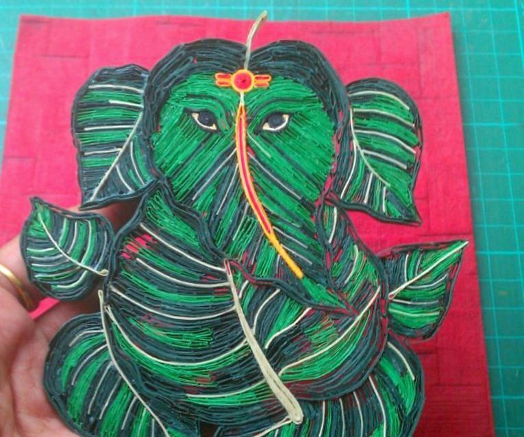 Quilled Lord Ganesha