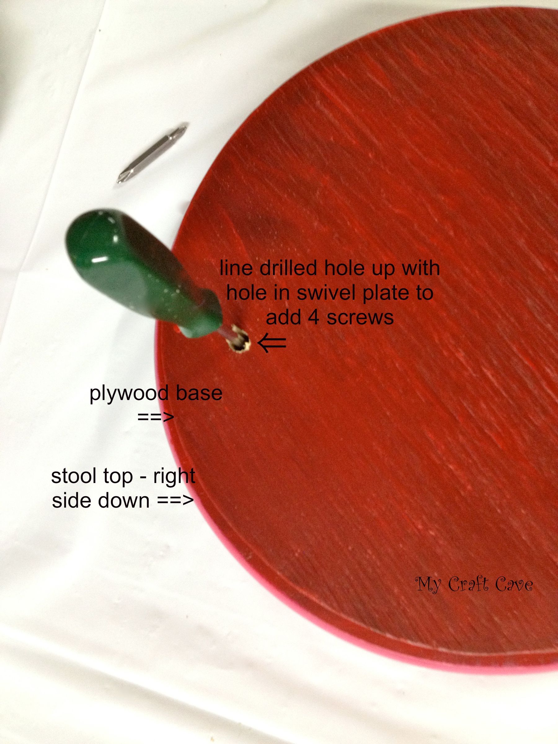 Turn a Plain Stool Into a Swivel Stool 8 Steps (with Pictures