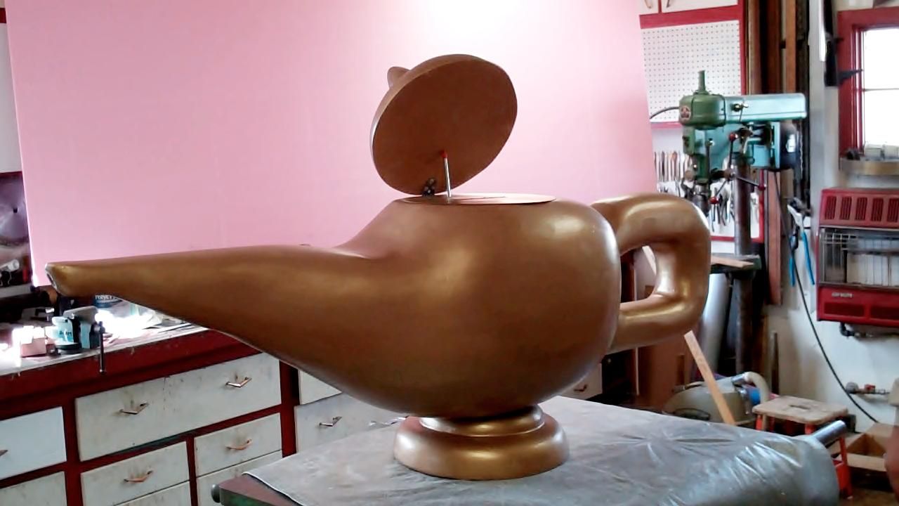 Homemade Magic Lamp Card Box