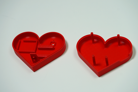 Print the Bottom and Top Half of the Beating Heart