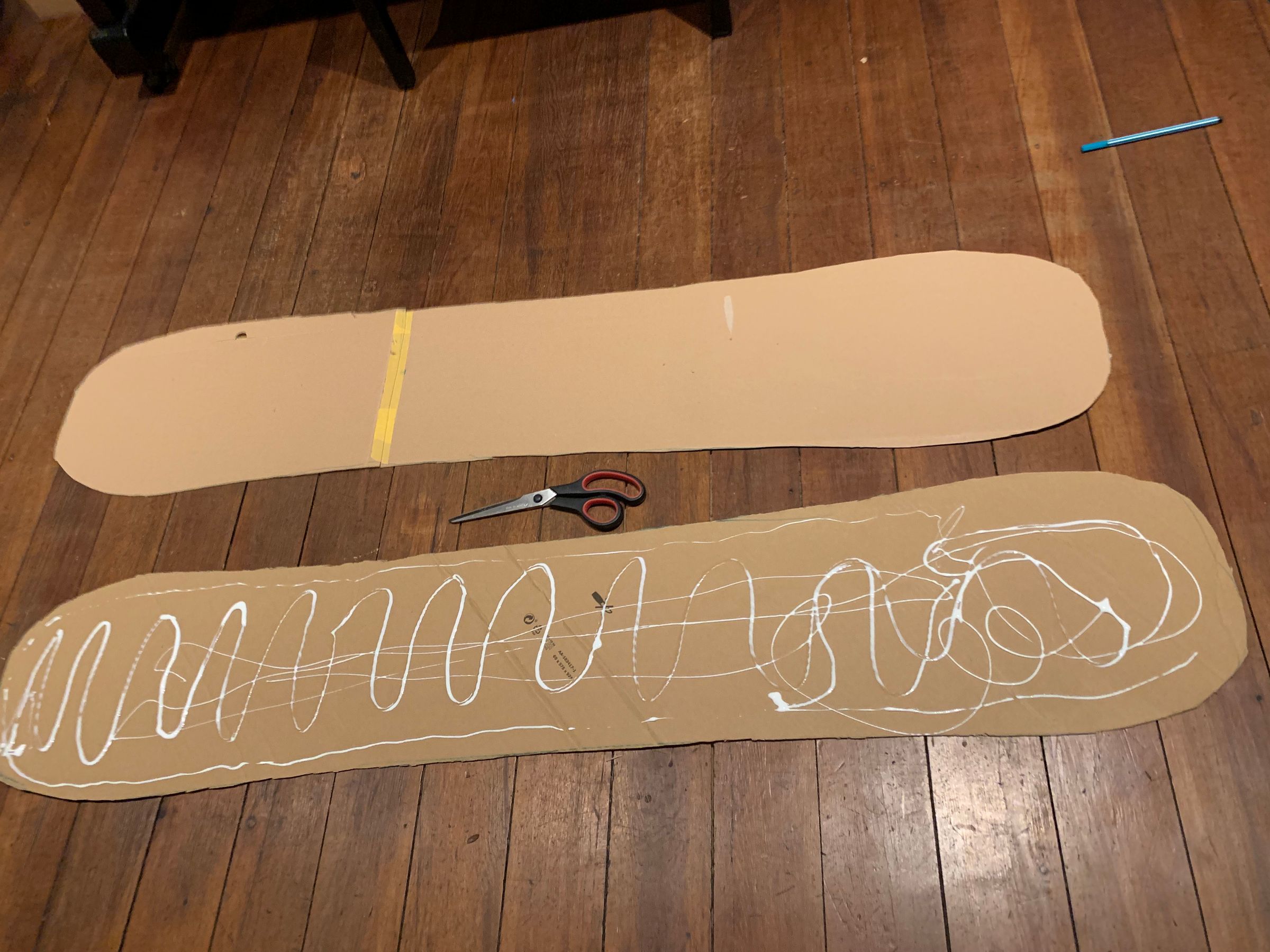 Cardboard Snowboard 7 Steps Instructables