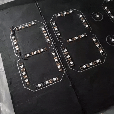 7-Segment Digital Clock Using LED Strip Lights : 13 Steps - Instructables