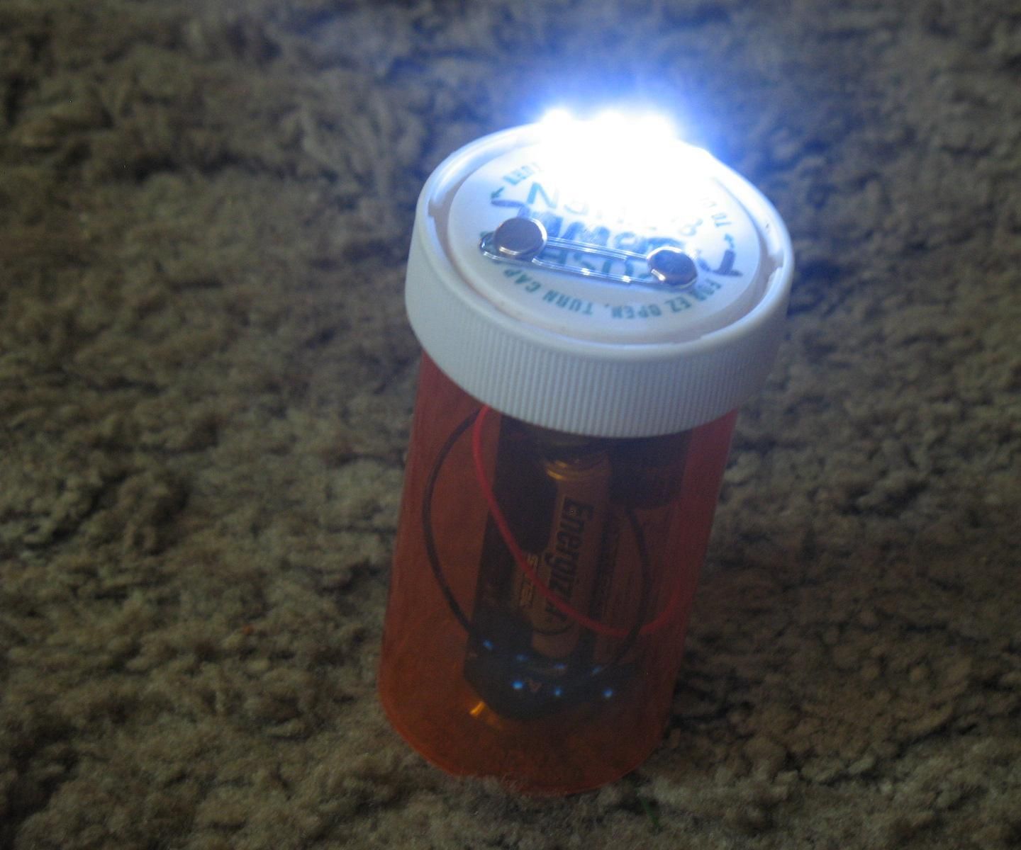 Medicine Bottle LED Flashlight - Instructables