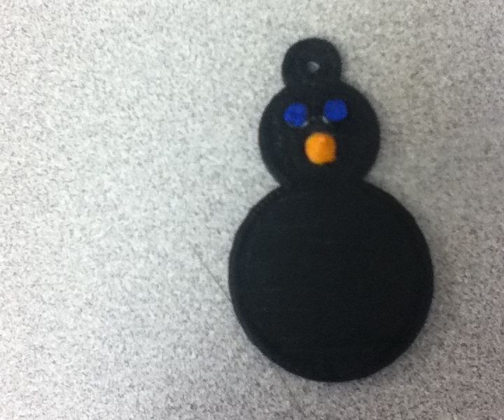3D Snowman Ornament