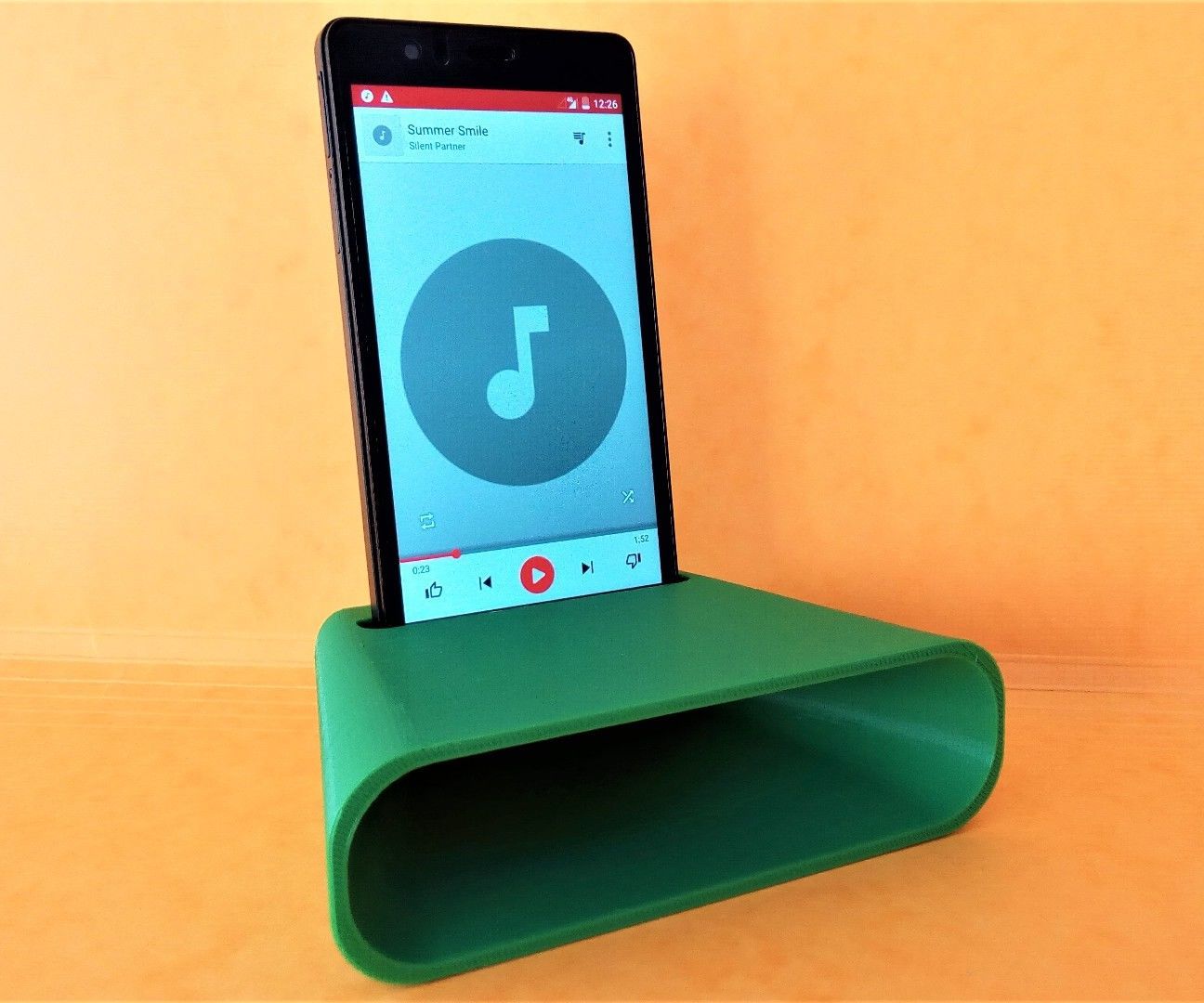 3D Printed Phone Amplifier Spicker