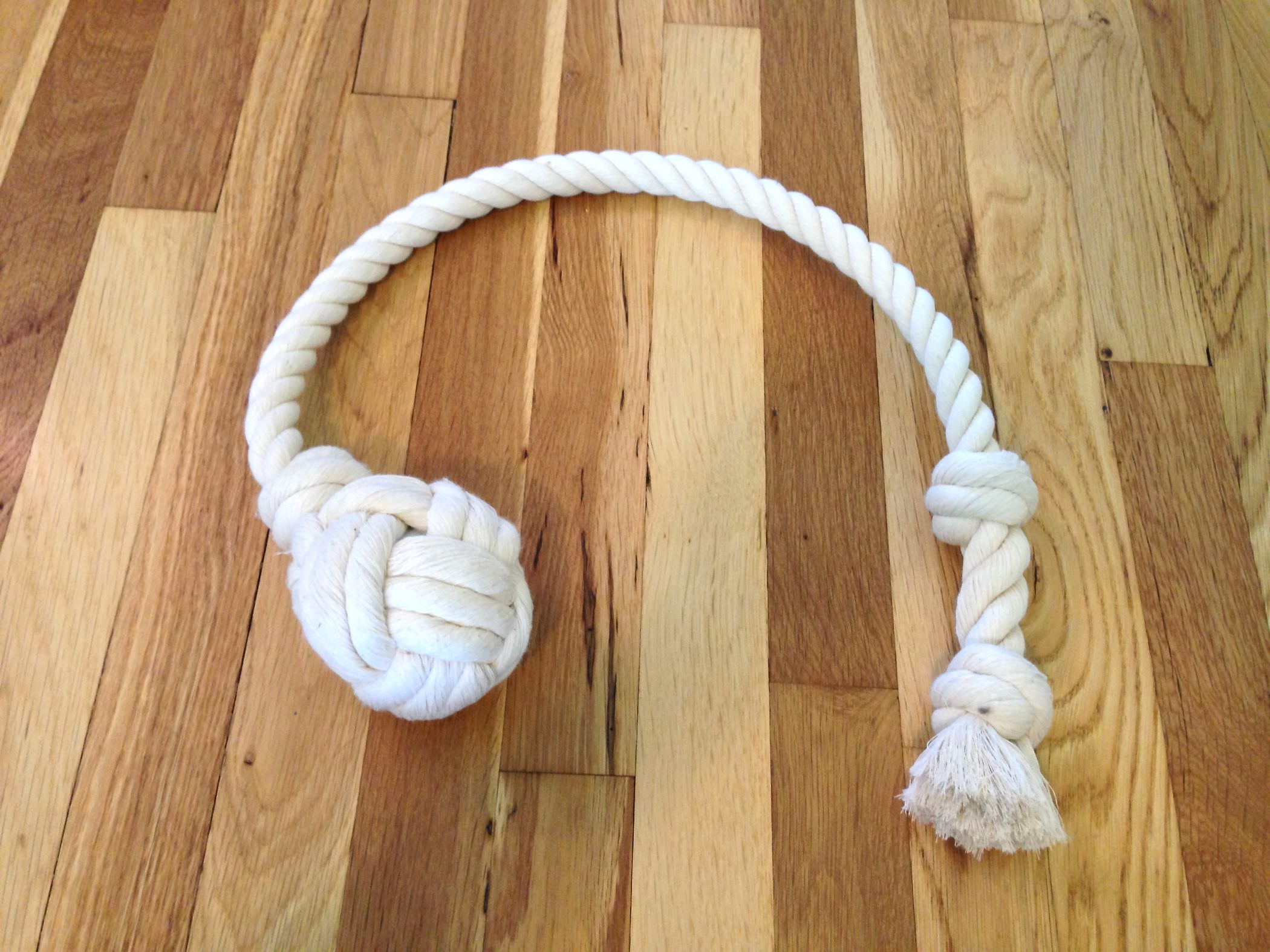 Homemade Rope Ball How to Make a Ball and Rope Dog Toy : 11 Steps - Instructables