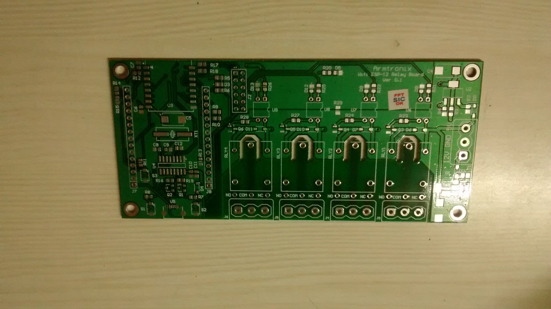 Arduino NodeMCU ESP8266 Based WIFI Smart Strip 4 Relay Switch Board ...