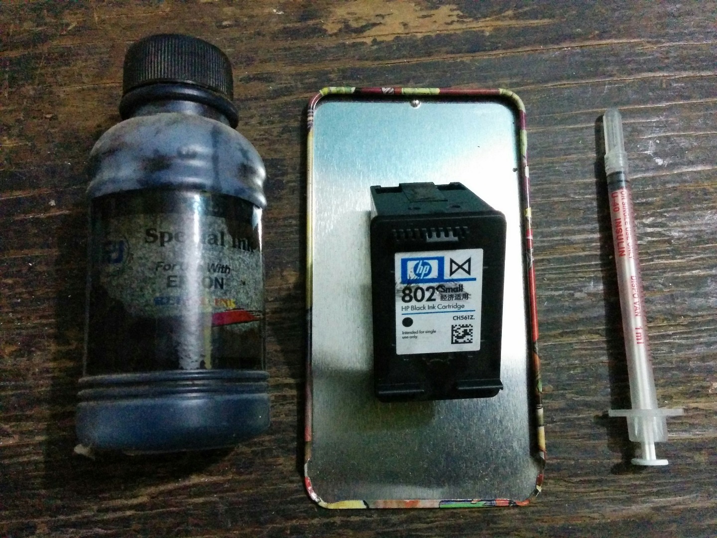 How to Refill Printer Ink 3 Steps Instructables