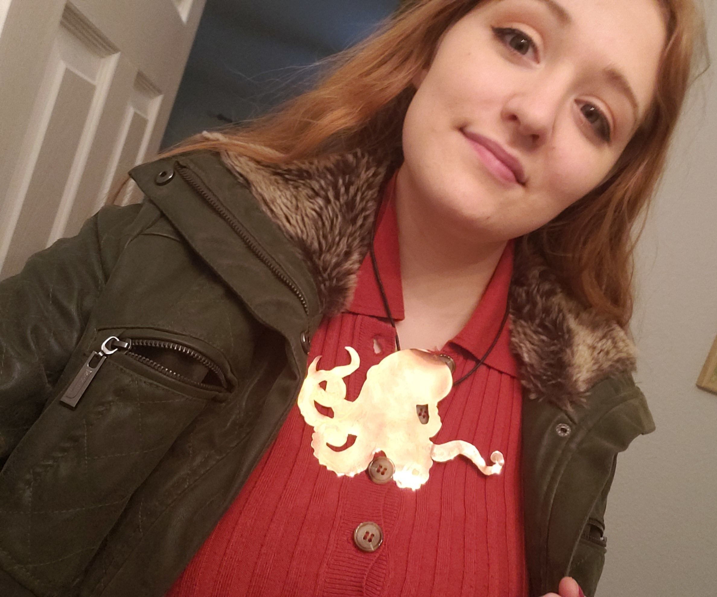 Copper Octopus Necklace