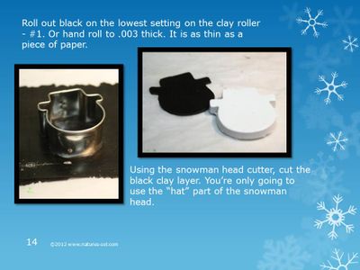 Top Off the Snowman Face.